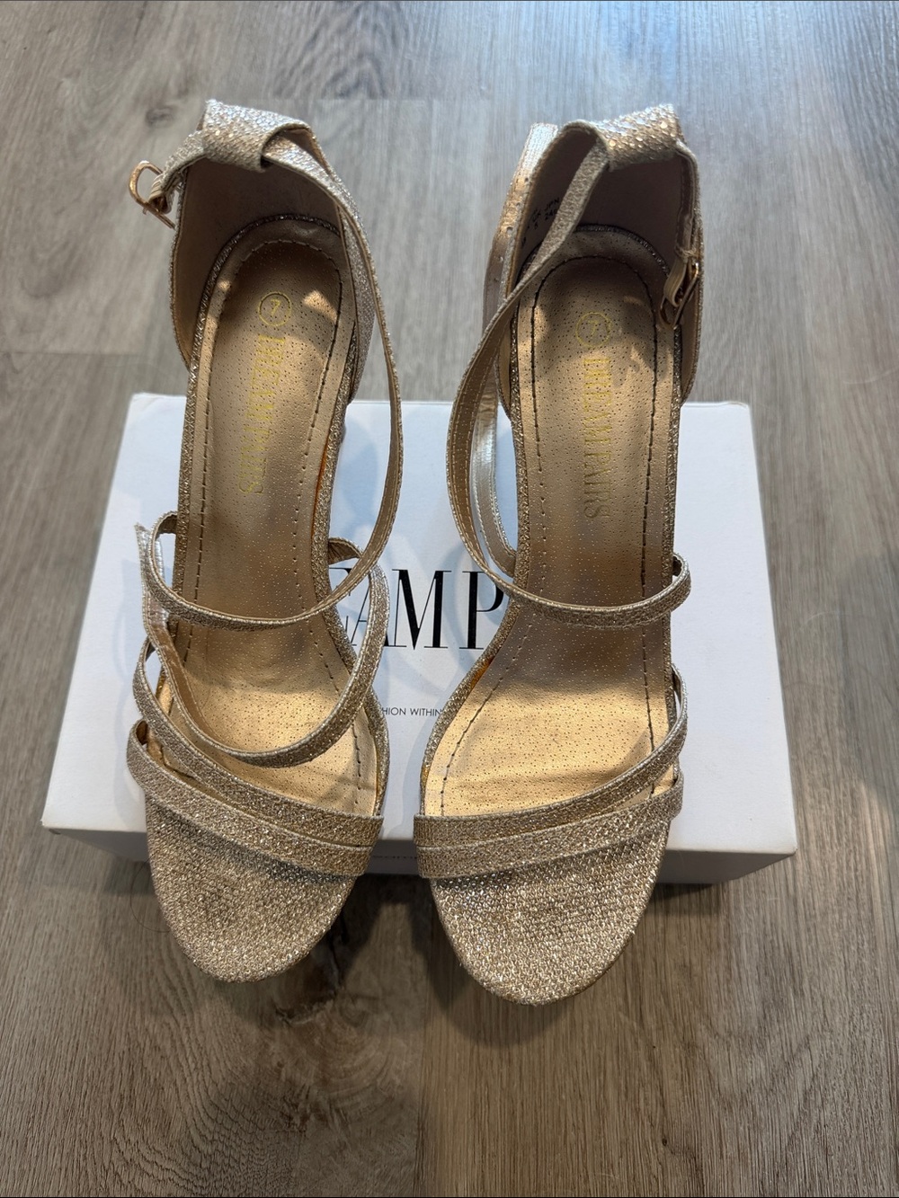 Dream Pair Gold/Silver Heels